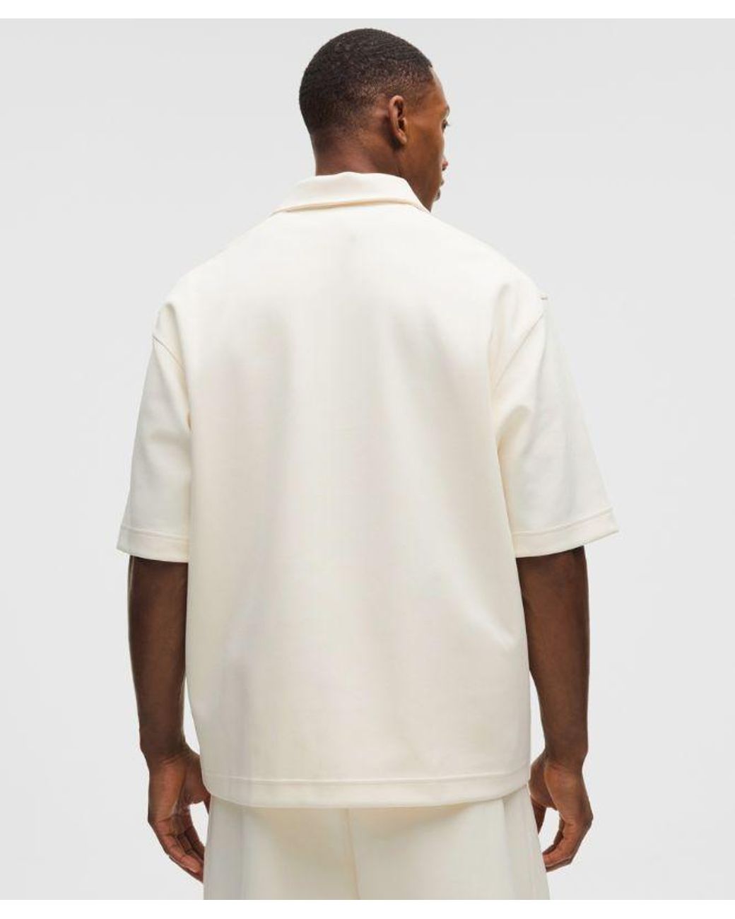 lululemon athletica Natural Grand Standard Short-Sleeve Polo for men