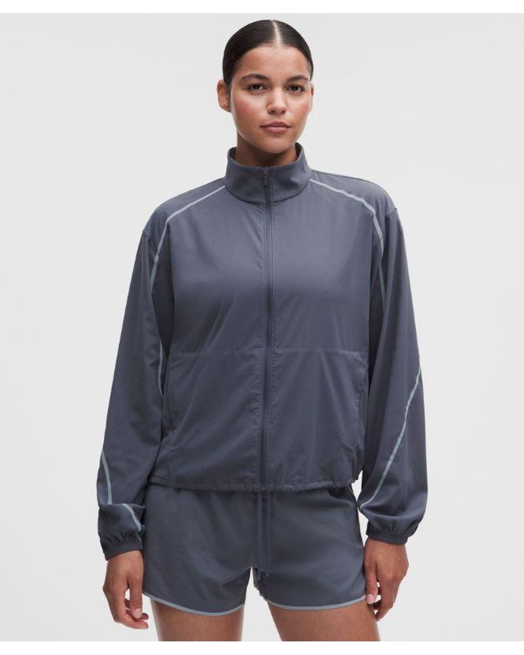 lululemon athletica Blue – Two-Toned Track Jacket – – Size Large