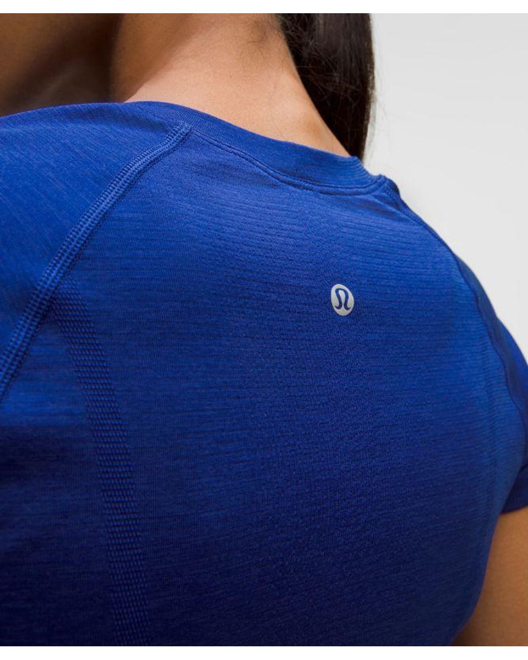 lululemon athletica Blue – Swiftly Tech Short-Sleeve Shirt 2.0 Hip Length – – Size 8