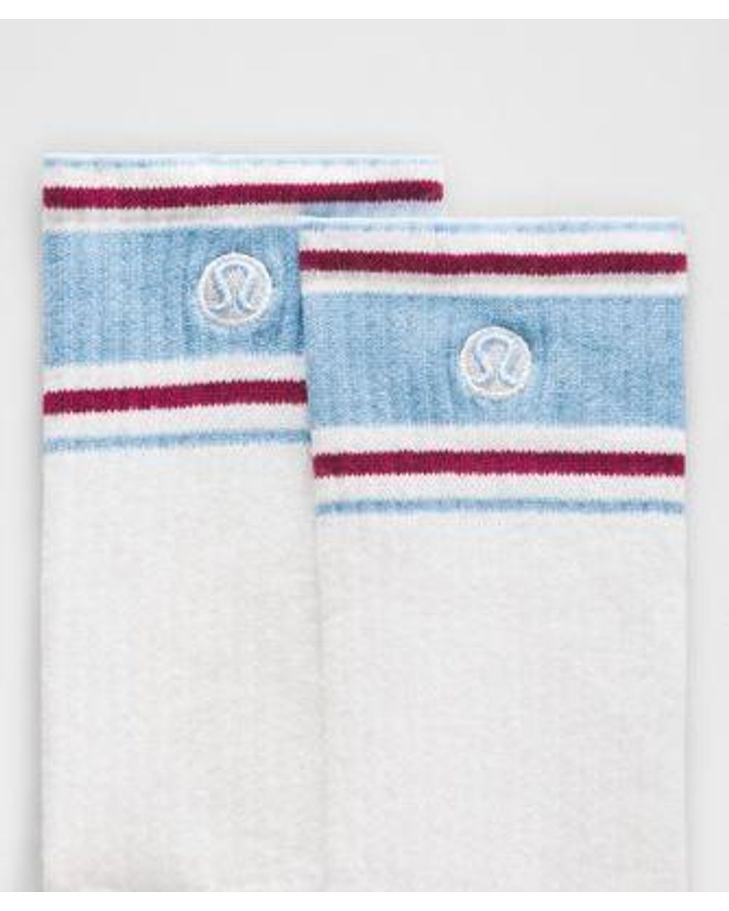 lululemon athletica Blue Daily Essential Crew Socks