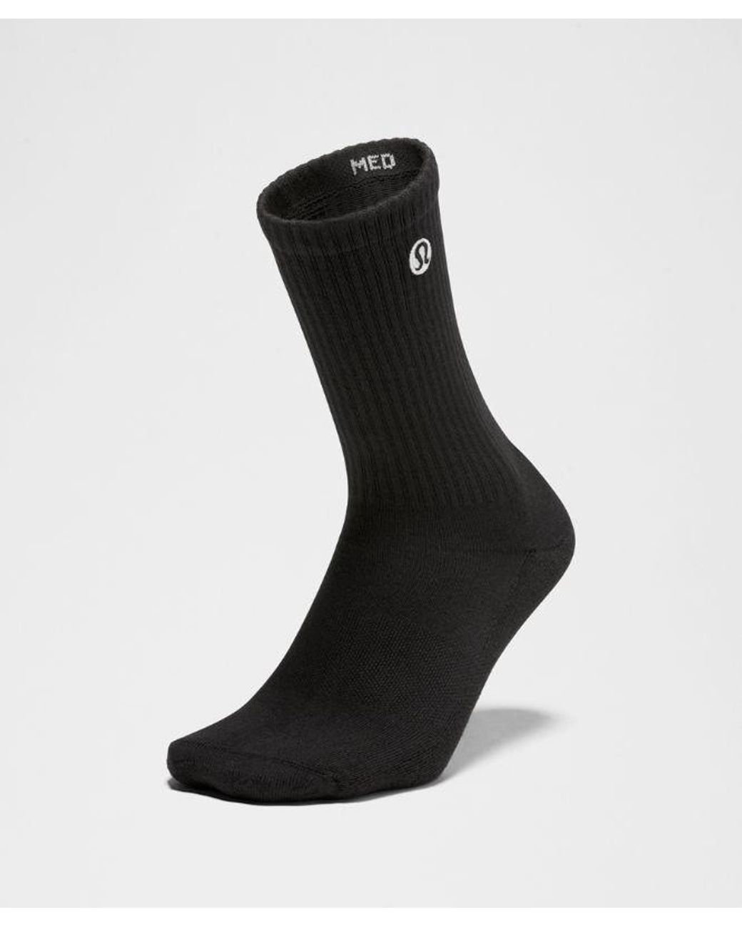 lululemon athletica Black Daily Essential Crew Socks