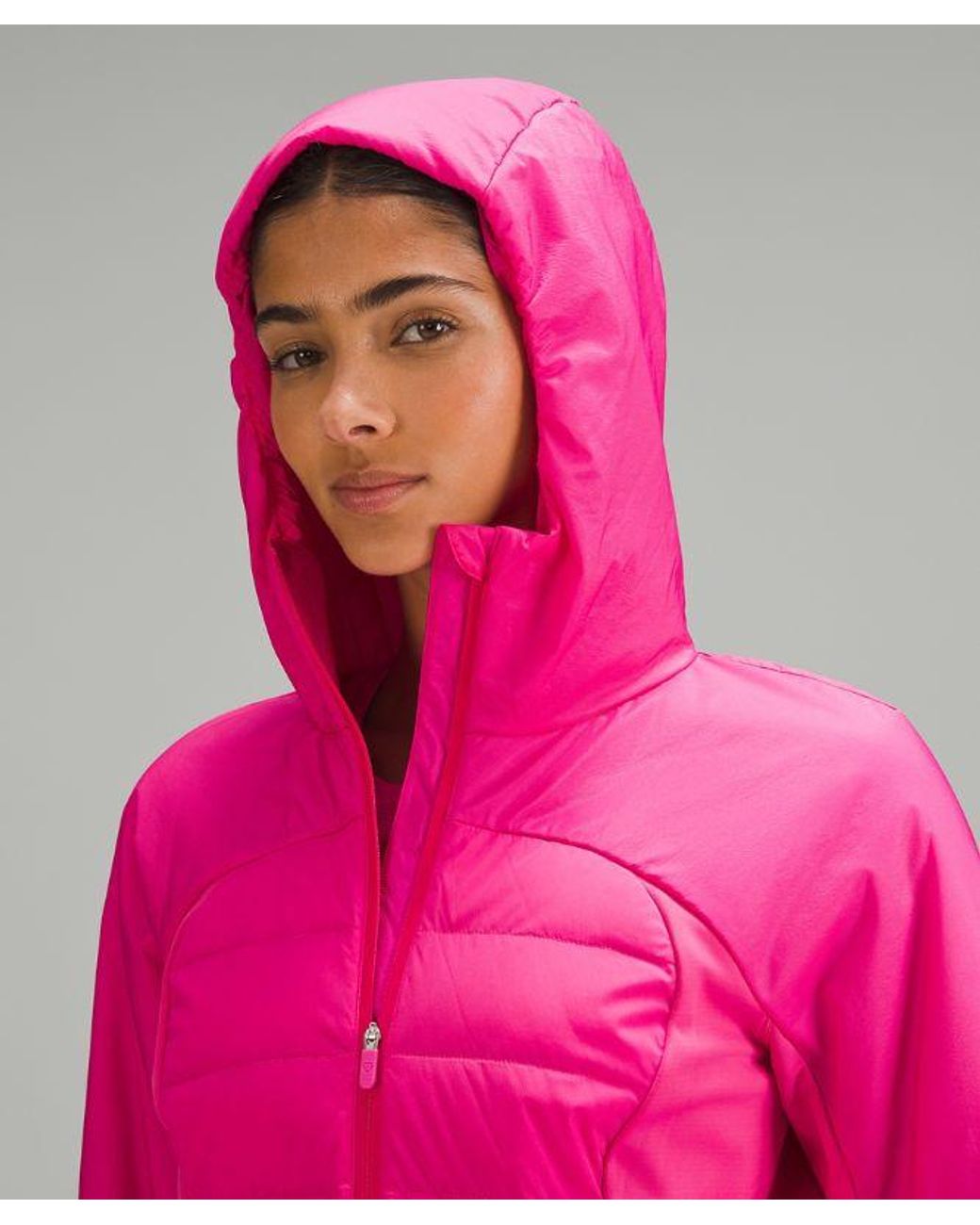 lululemon athletica Pink – Down For It All Jacket – /Neon – Size 12