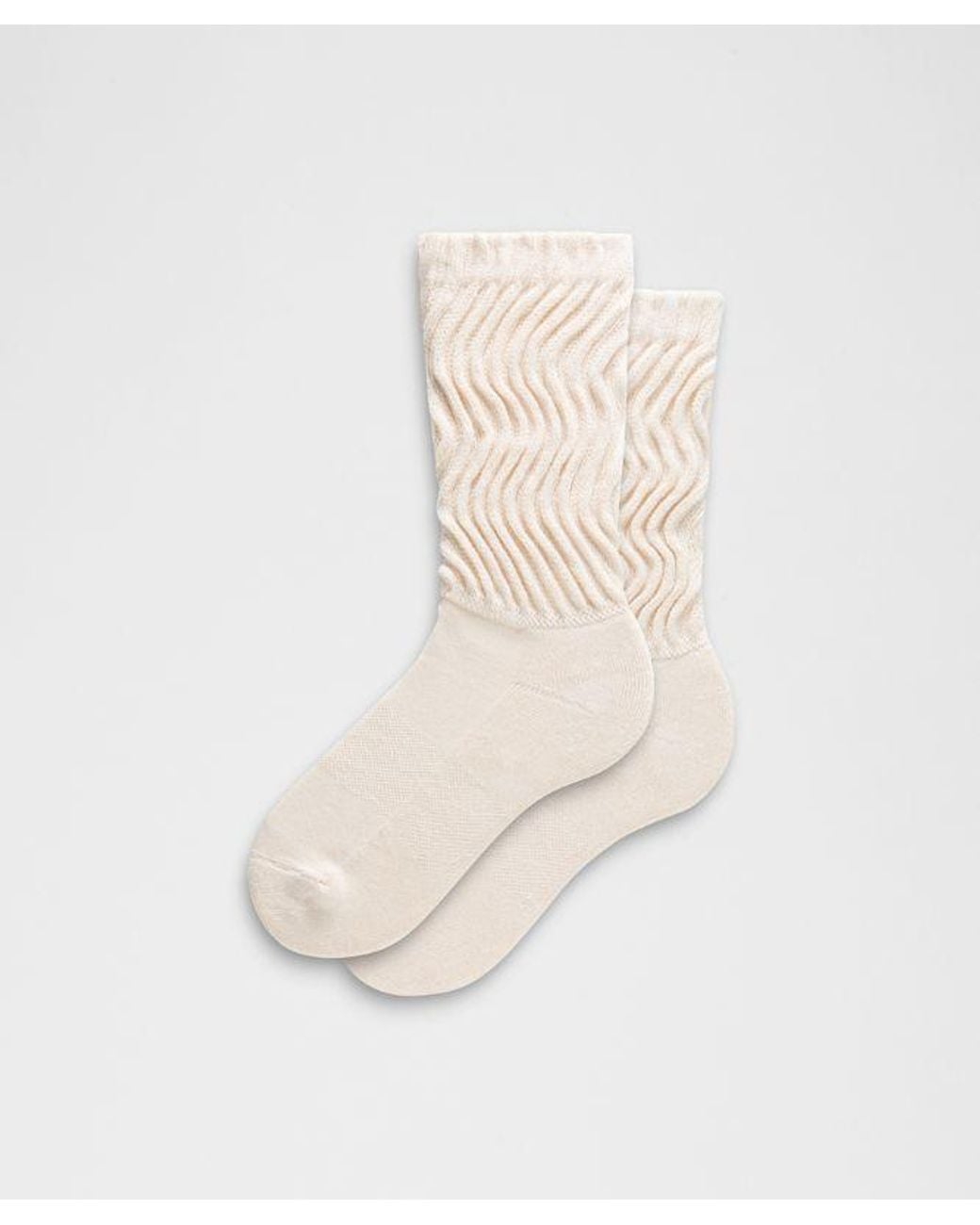 lululemon athletica White Slouch Socks