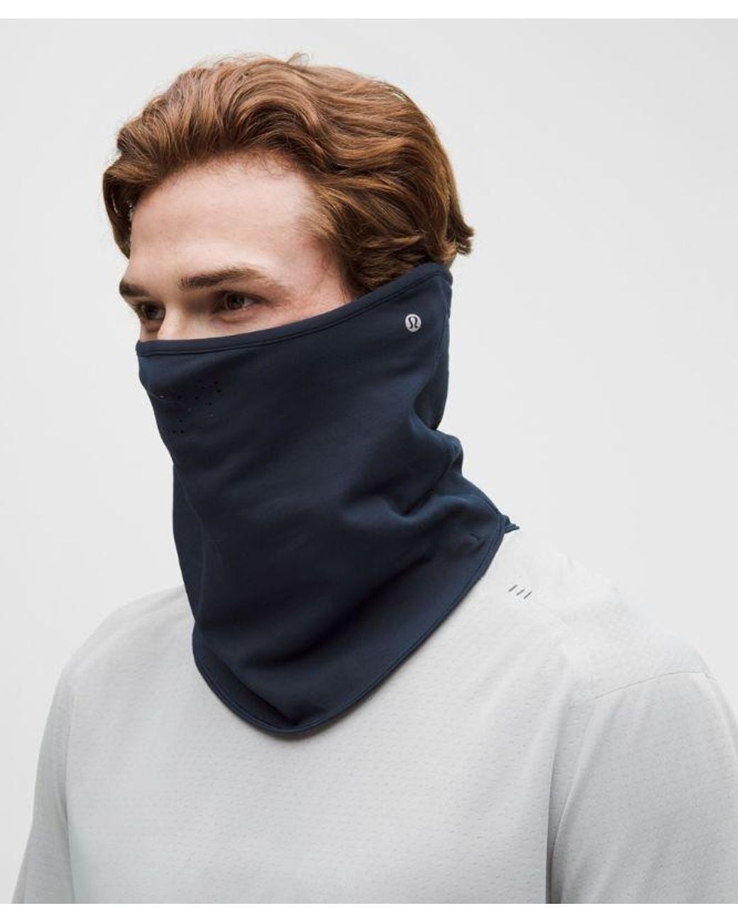 lululemon athletica Blue – Fast And Free Running Neck Warmer – – Size Medium/Large