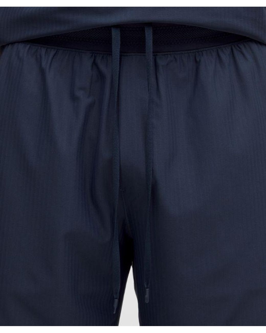 lululemon athletica Blue Striped Mesh Tennis Short 7" for men