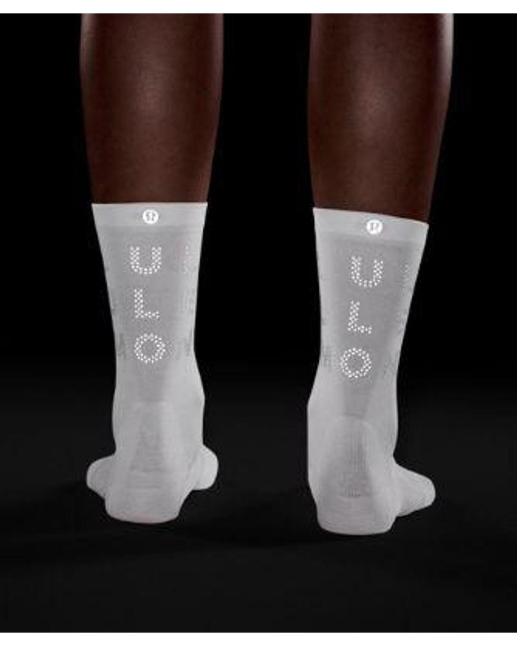 lululemon athletica White Power Stride Crew Socks