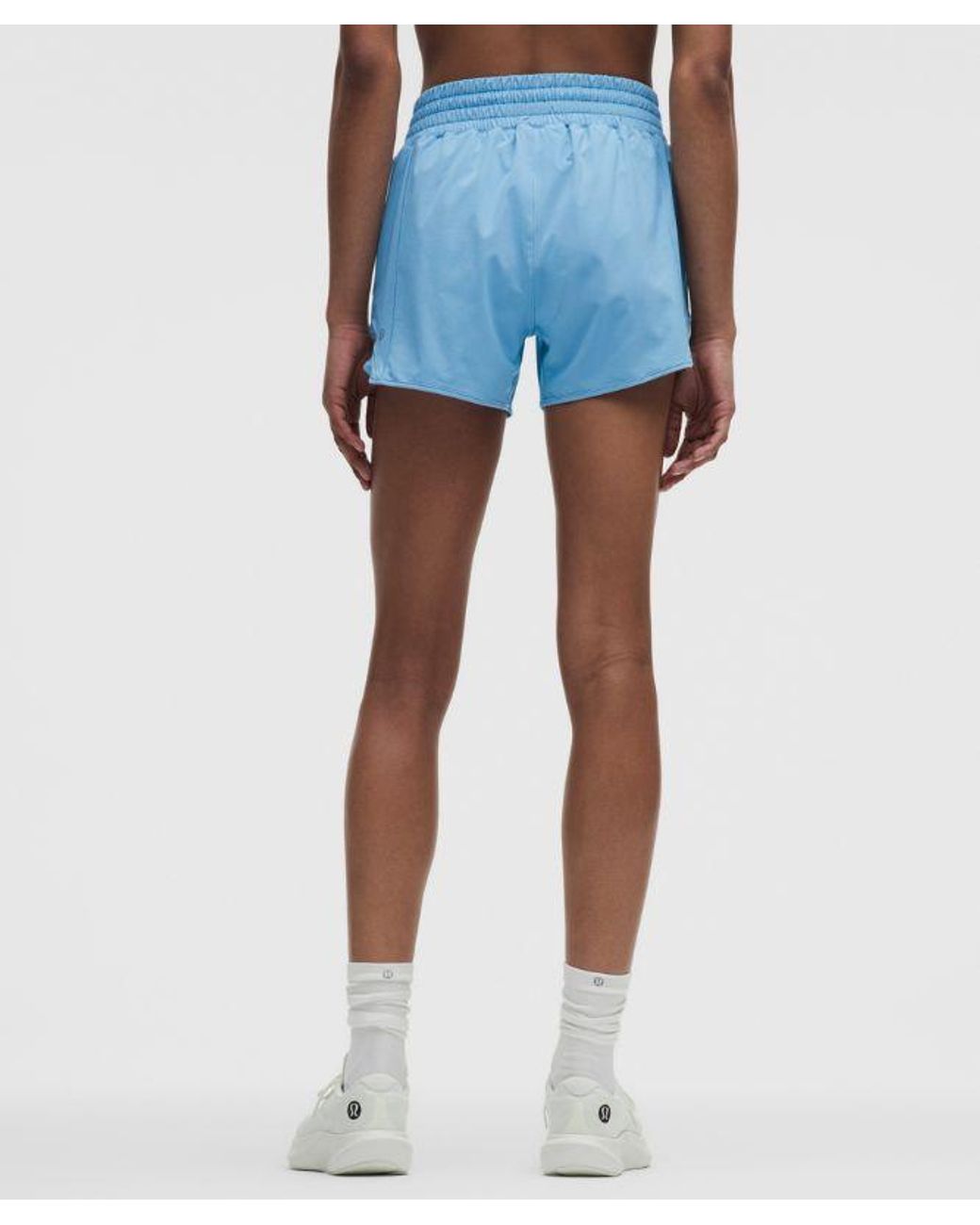 lululemon athletica Blue – Hotty Hot High-Rise Lined Shorts – 4" – – Size 4