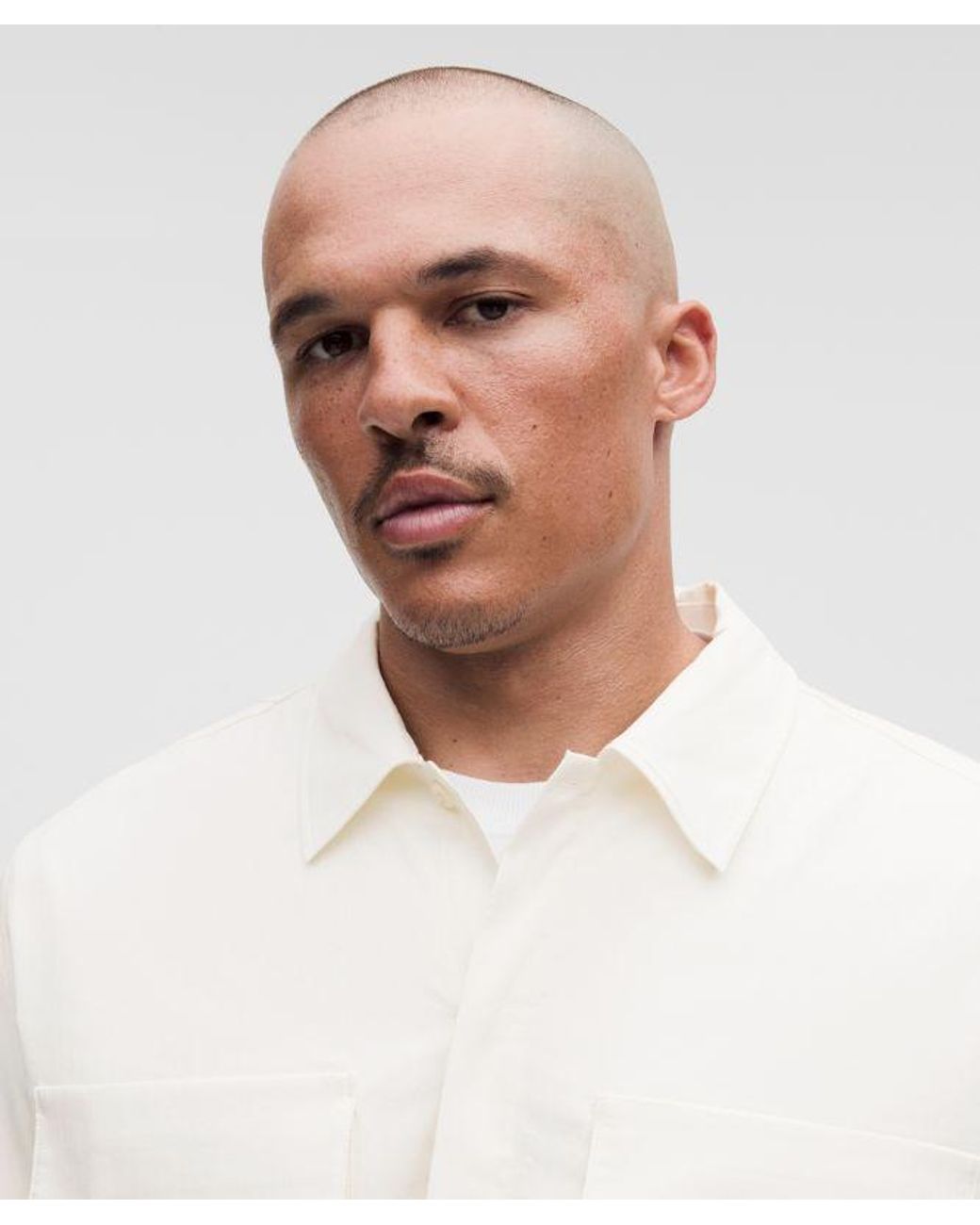 lululemon athletica White Unshaken Long-Sleeve Collared Shirt for men