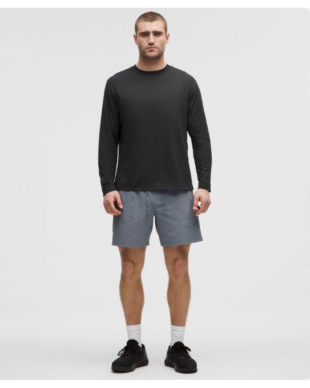 lululemon athletica Black – Easyset Training Long-Sleeve Shirt – – Size Large for men