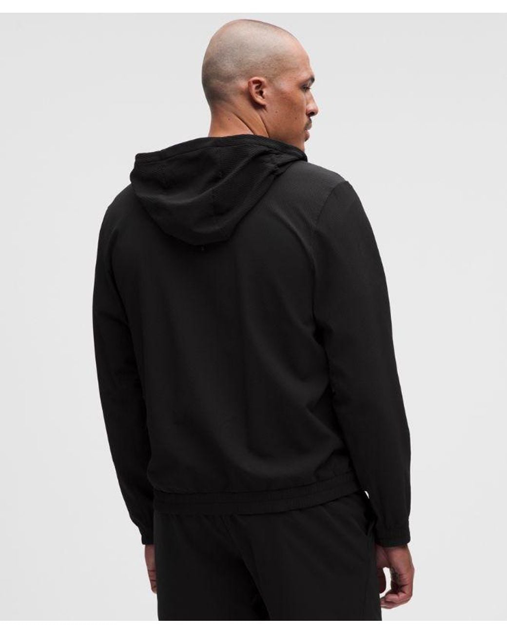 lululemon athletica Black – License To Train Textured Full Zip Jacket – – Size Large for men