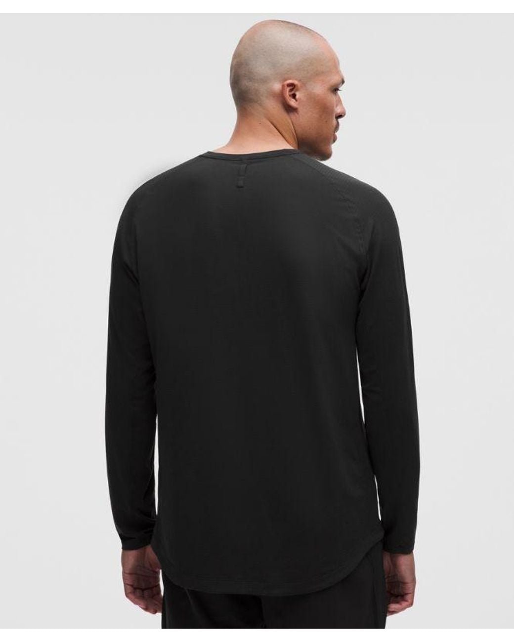 lululemon athletica Black License To Train Long-Sleeve Shirt for men