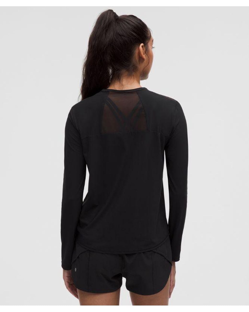 lululemon athletica Gray Sculpt Long-Sleeve Shirt