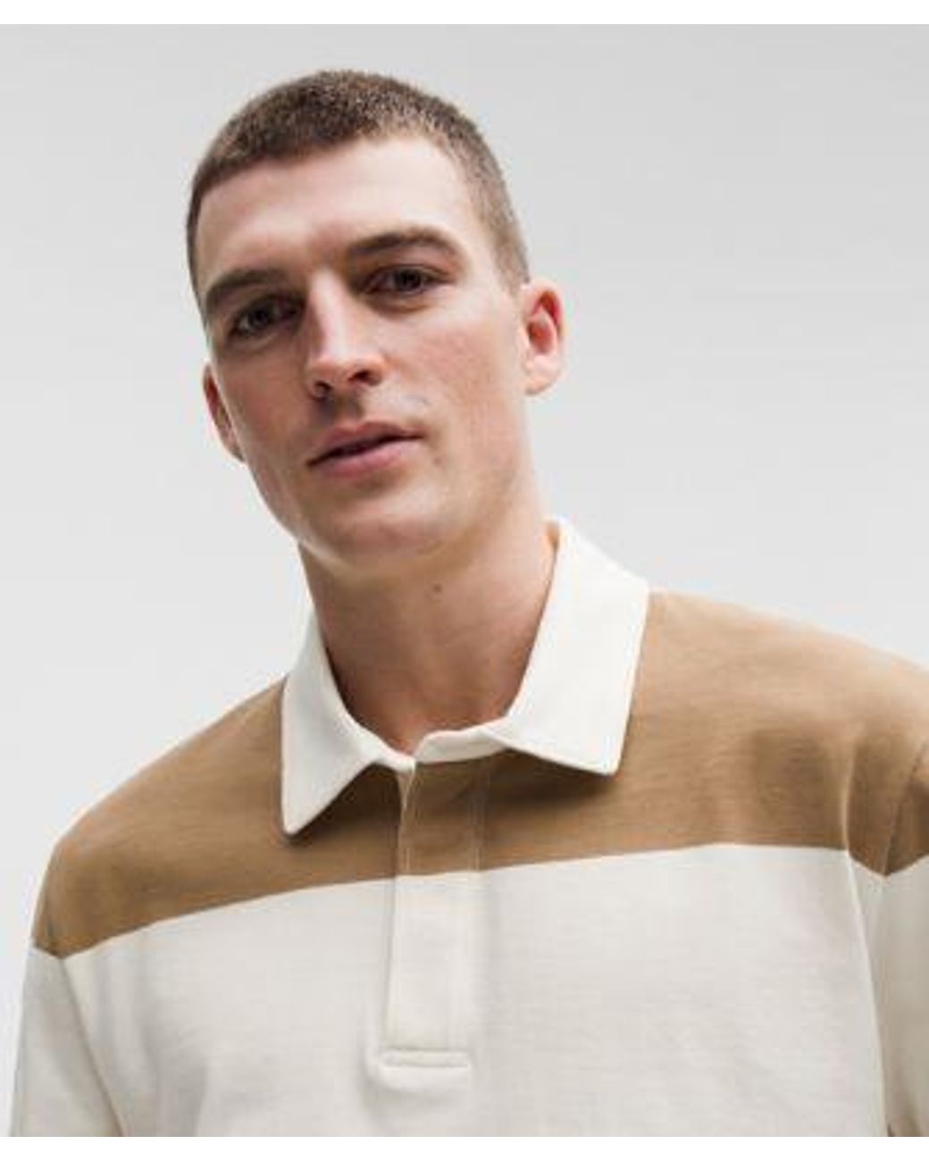 lululemon athletica Natural Long-Sleeve Cotton Rugby Shirt for men