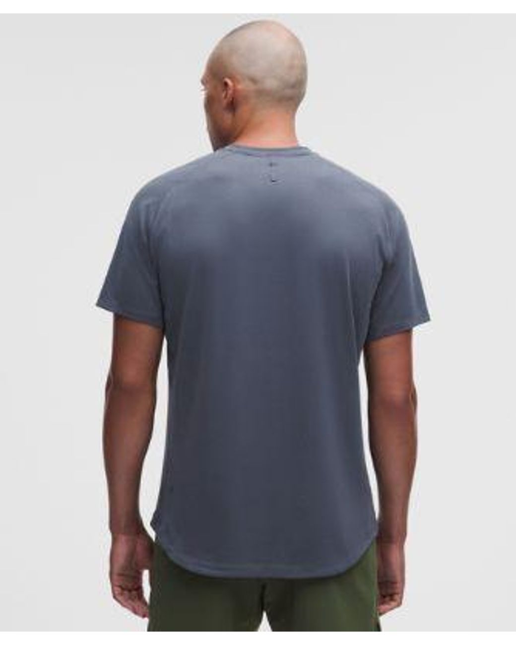 lululemon athletica Blue License To Train Short-Sleeve Shirt for men