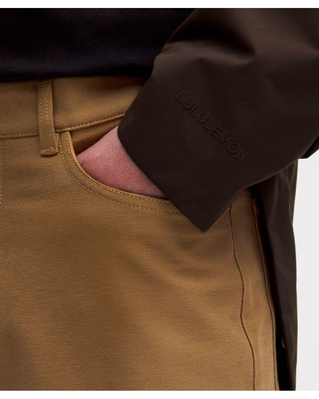 lululemon athletica Brown – Easyfive Loose-Straight Trousers 32L – /Khaki – Size 12 for men