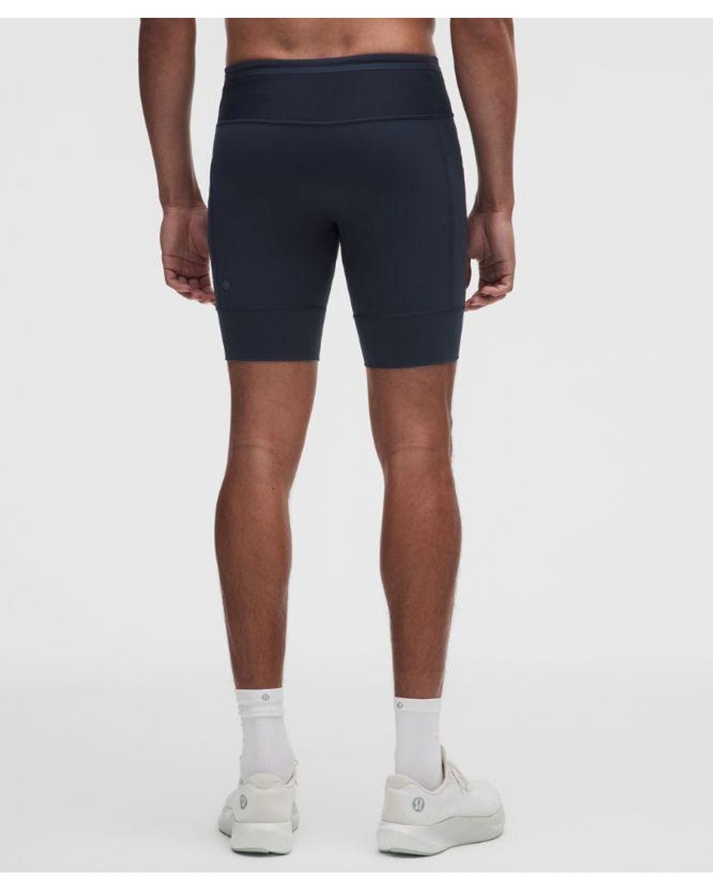 lululemon athletica Blue – Nulux Running Half Tight Shorts – 8" – – Size 6 for men