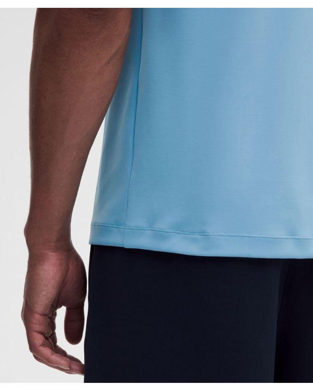 lululemon athletica Blue Showzero Slim-Fit Mockneck Shirt for men