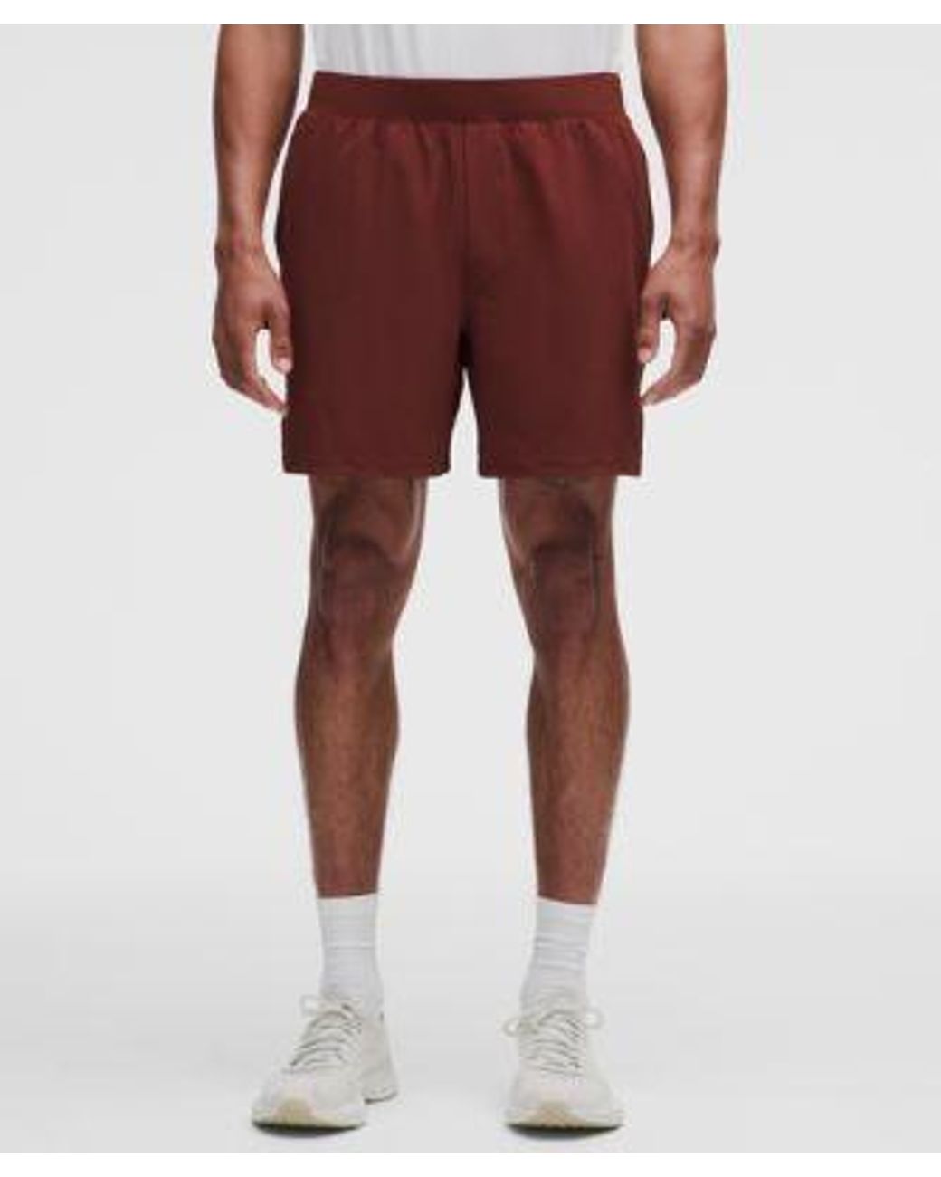 lululemon athletica Multicolor – Textured Swift Tennis Shorts – 7" – /Burgundy – Size Large for men