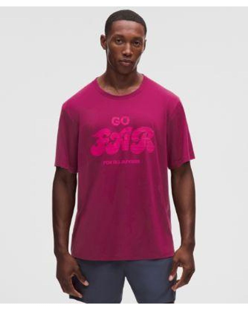 lululemon athletica Red Mile Maker Mesh Short-Sleeve Shirt for men