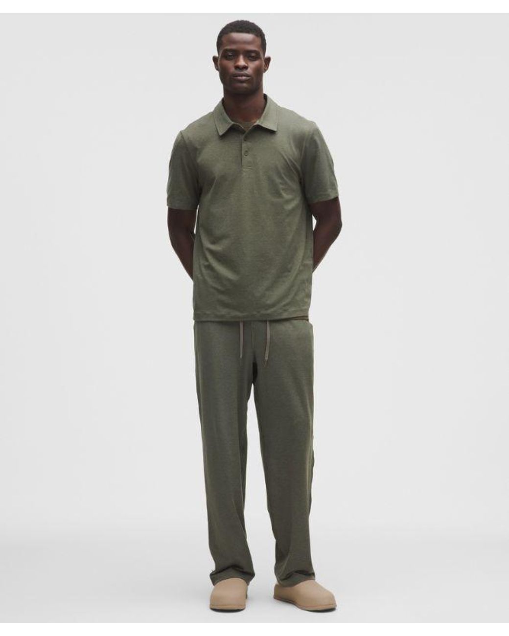 lululemon athletica Green Soft Jersey Classic-Fit Pant for men
