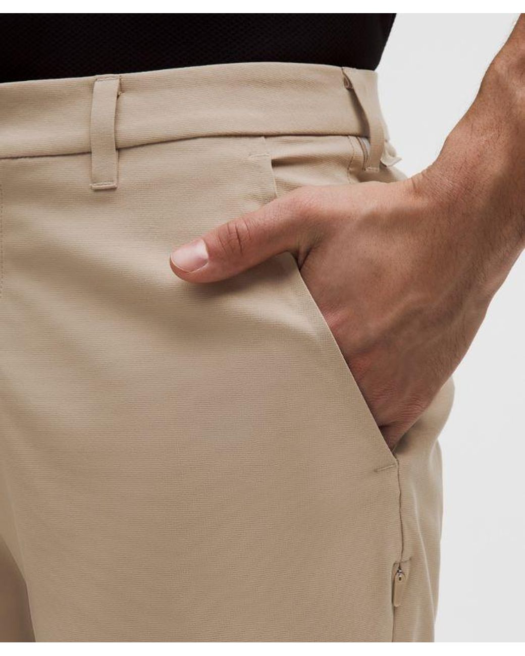 lululemon athletica Black Abc Classic-Fit Golf Short 7" for men