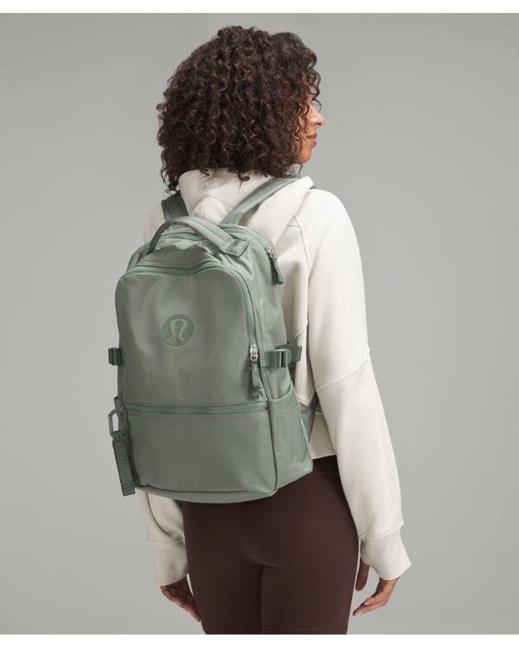 lululemon New Crew Backpack 22L With Logo in Green | Lyst UK