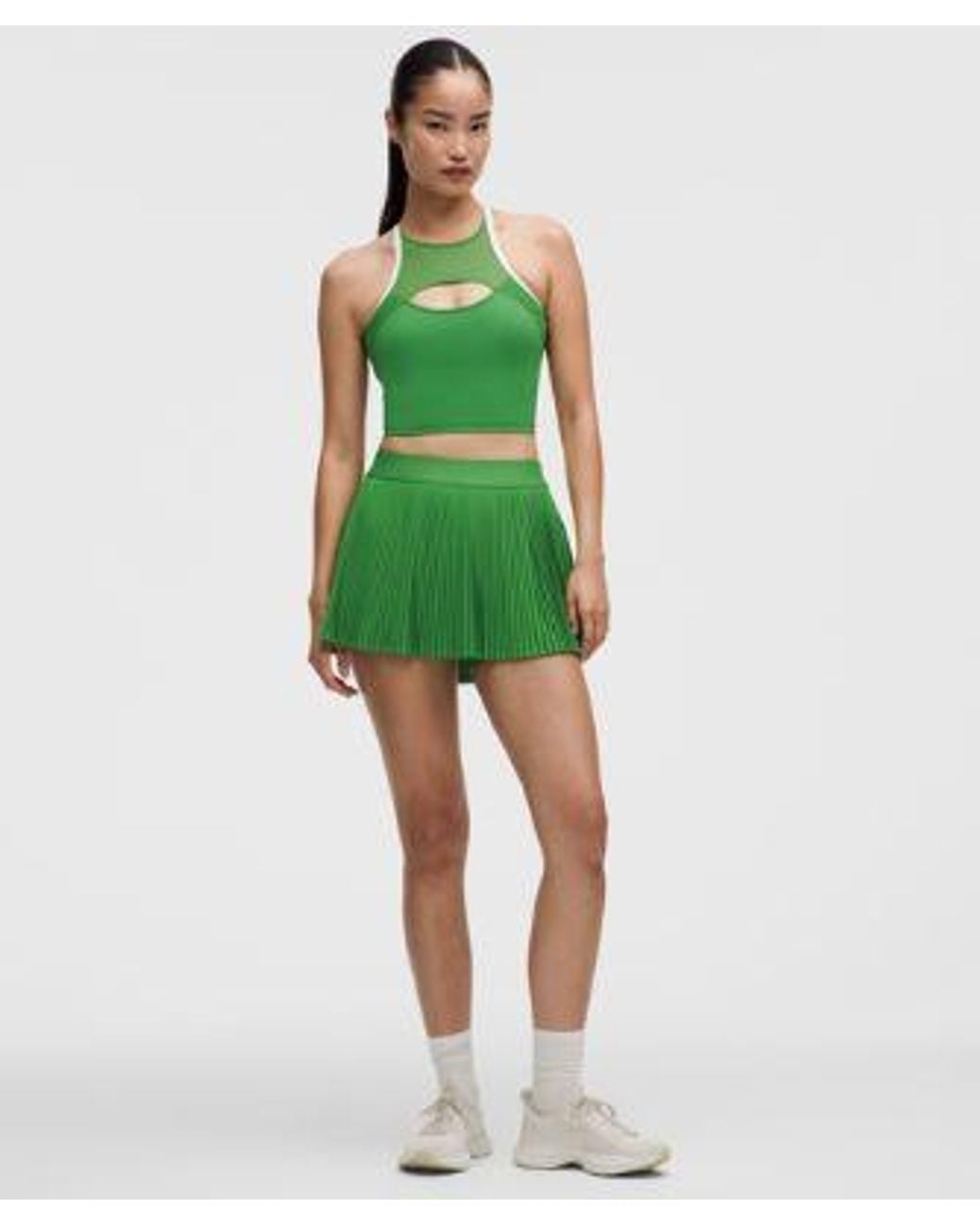 lululemon athletica Green – Repleat High-Rise Tennis Skirt – – Size 4