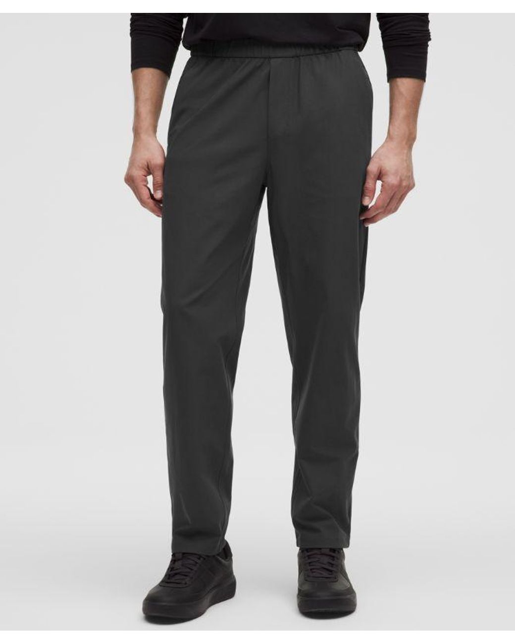 lululemon athletica Gray Abc Warpstreme Pull-on Trousers Regular - Color Black - Size L for men