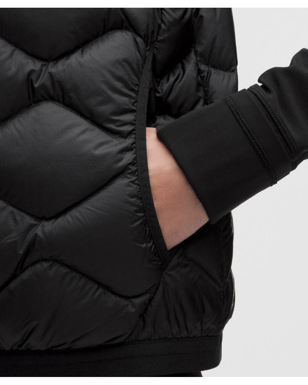 lululemon athletica Black Featherweight 900-Down-Fill Quilted Vest