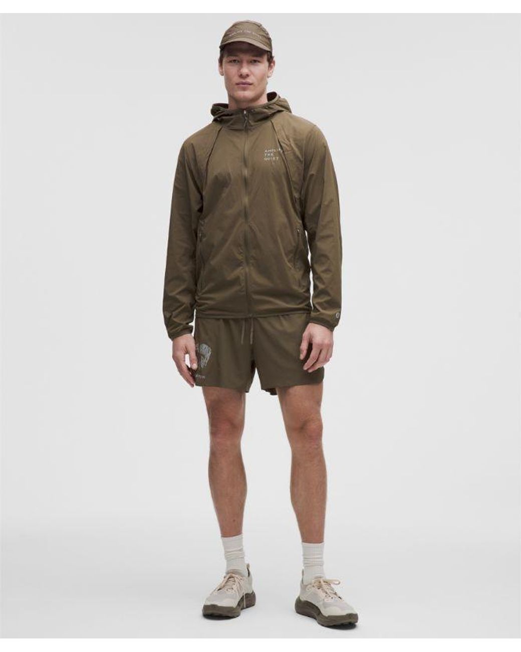 lululemon athletica Brown – X Geoff Mcfetridge Fast And Free Lined Running Shorts – 5" – – Size Large for men