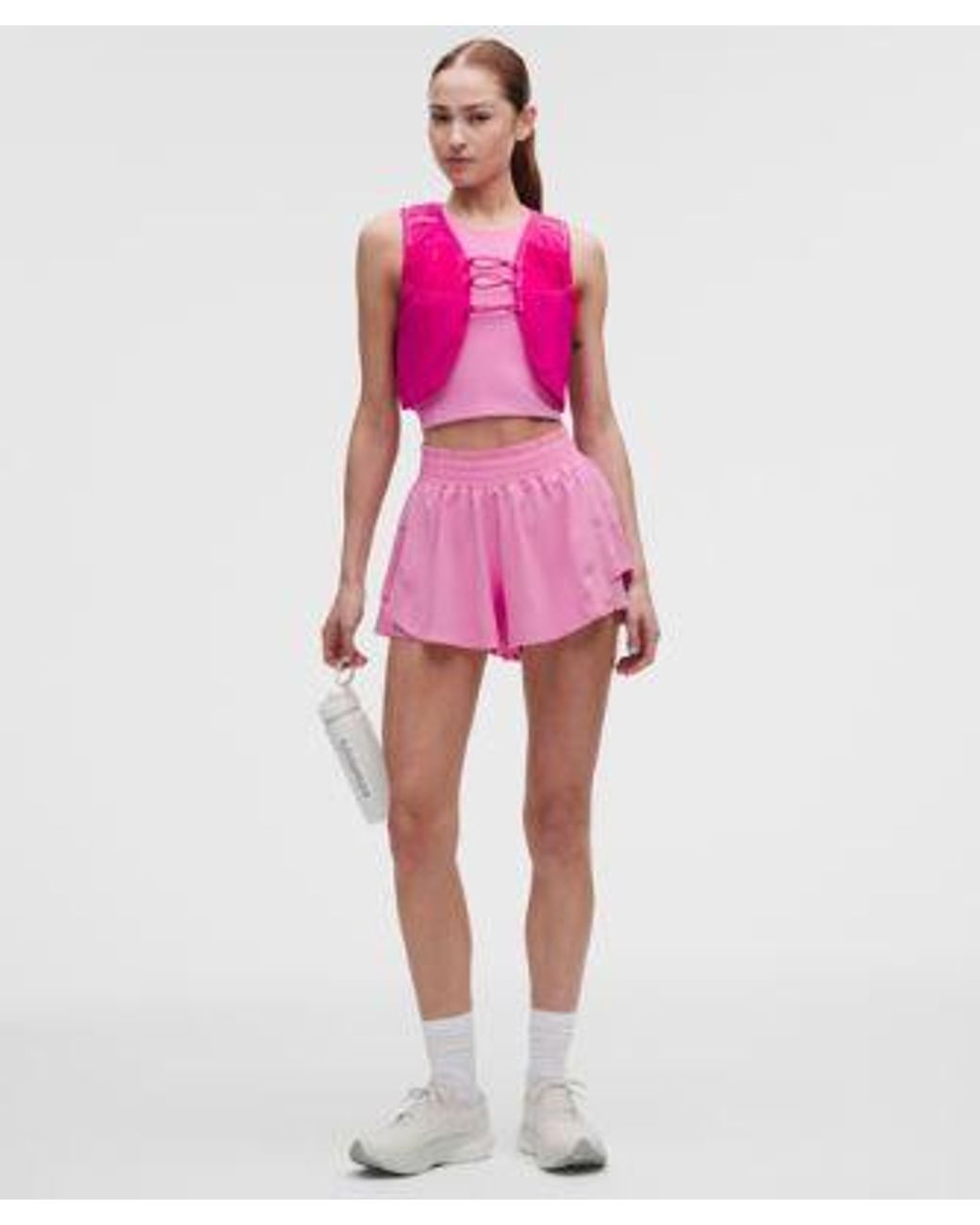 lululemon athletica Pink Shake It Out High-Rise Running Short 2.5"