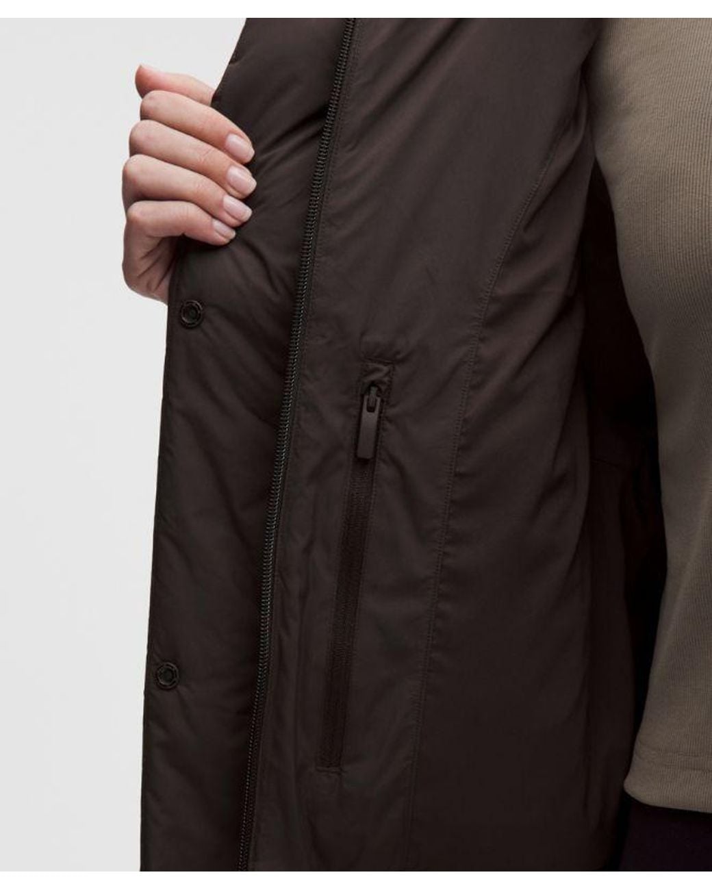 lululemon athletica Black Wunder Puff Bomber Vest