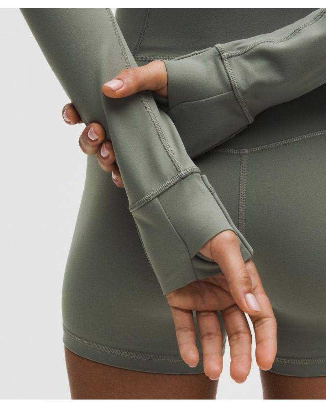 lululemon athletica Green – Define Cropped Jacket Nulu – /Pastel – Size 14