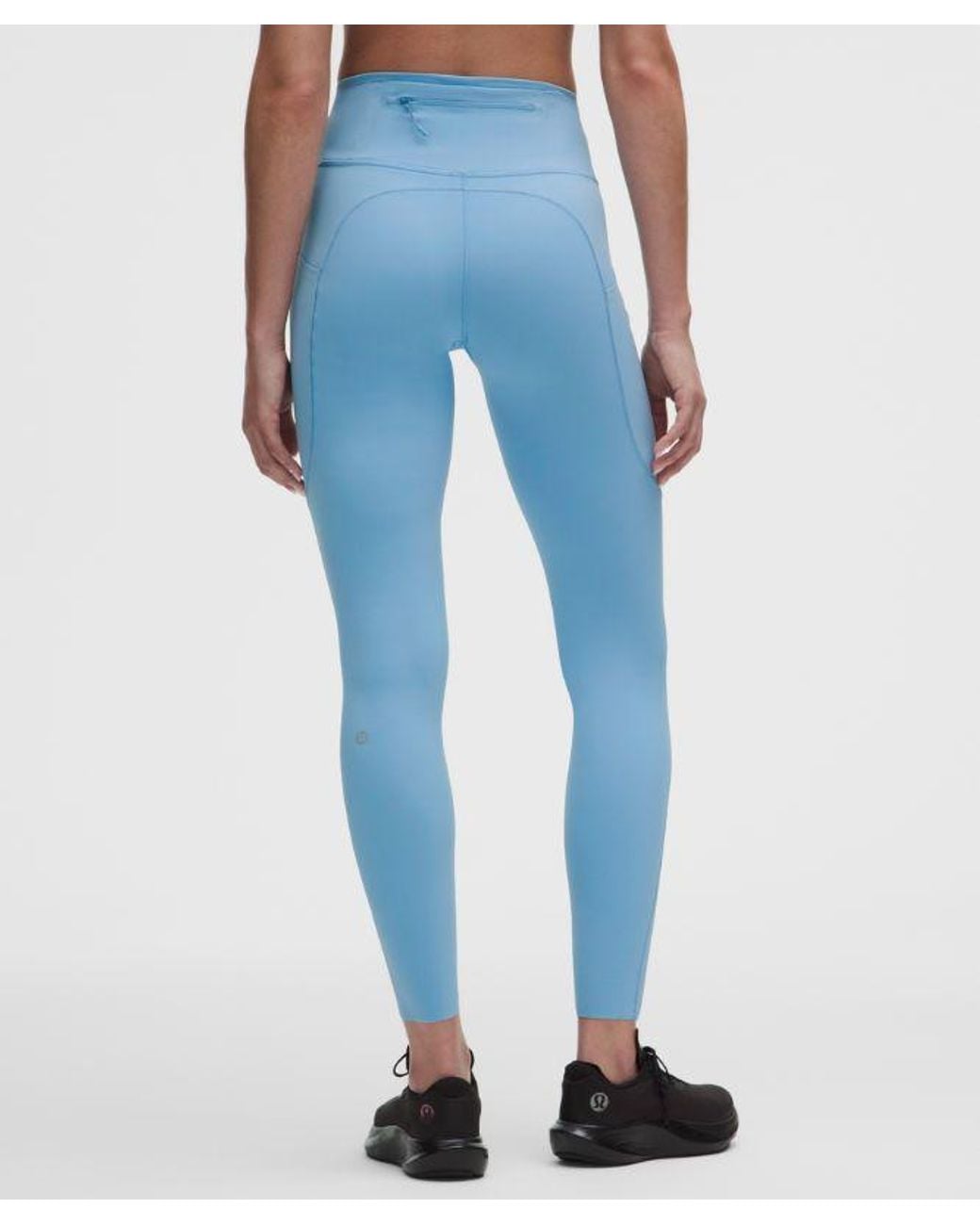 lululemon athletica Blue – Fast And Free 6-Pocket High-Rise Tight Leggings Design – 28" – – Size 4