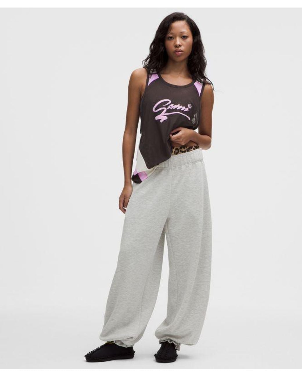 lululemon athletica White – Ganni X Jacquard Tank Top – – Size Medium