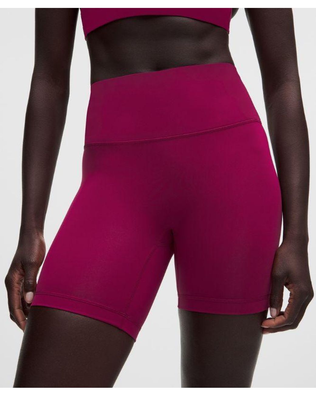 lululemon athletica Pink – Wunder Train No Line High-Rise Shorts – 6" – – Size 4