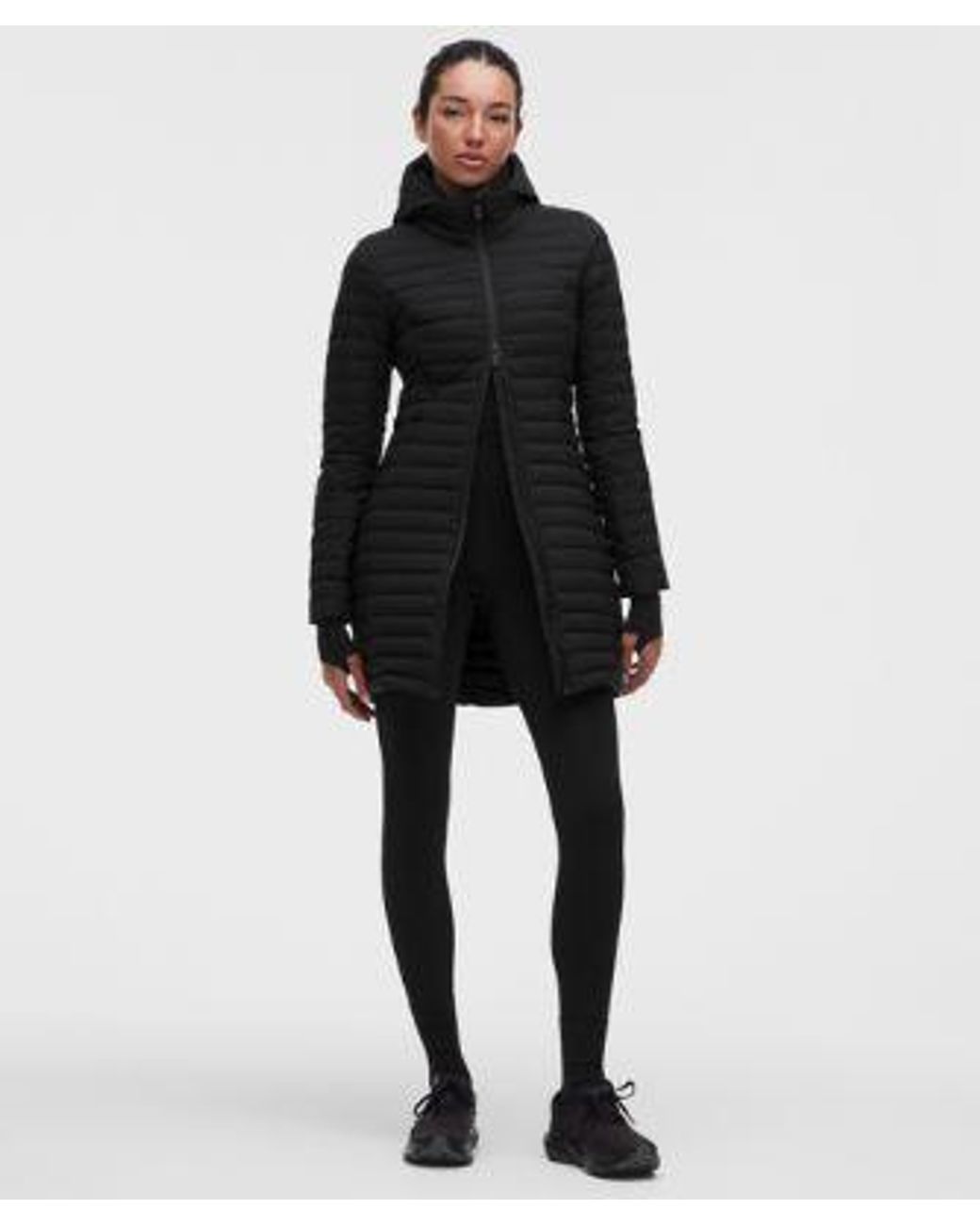 lululemon athletica Pack It Down Long Jacket - Color Black - Size 0