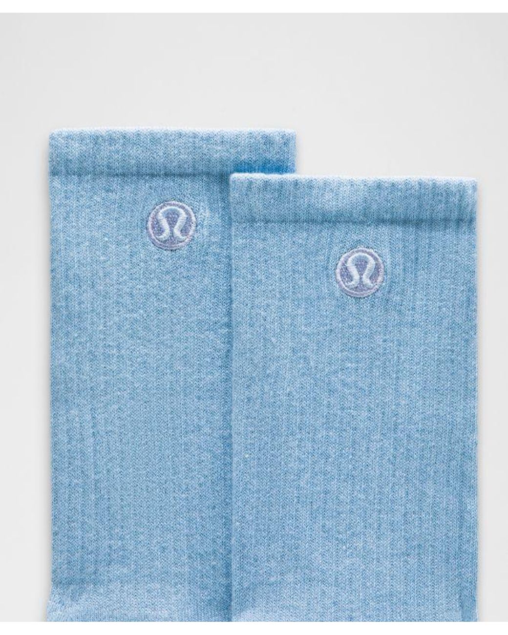 lululemon athletica Blue Daily Essential Crew Socks