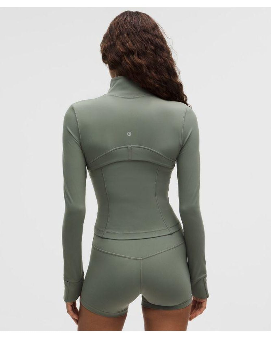 lululemon athletica Green – Define Cropped Jacket Nulu – /Pastel – Size 14
