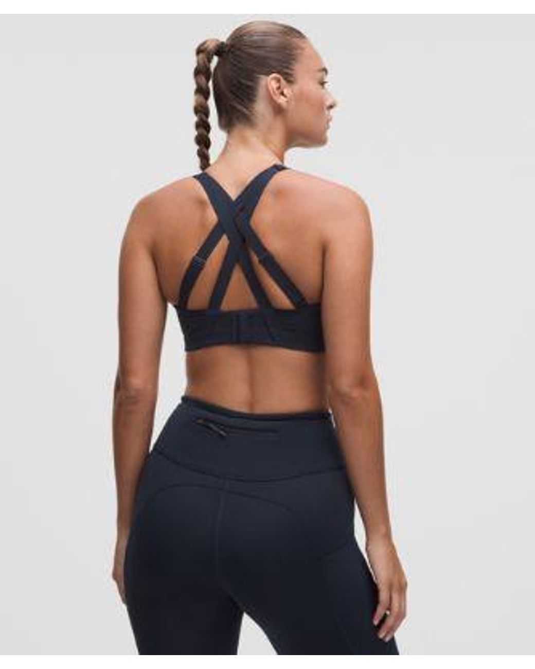 lululemon athletica Blue Energy Sports Bra High Support