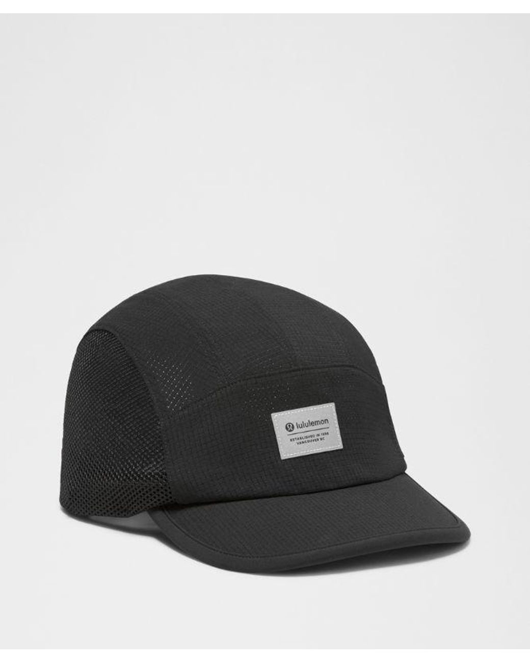 lululemon athletica Black – Multi-Panel Running Hat Mesh – – Size Large/Xl