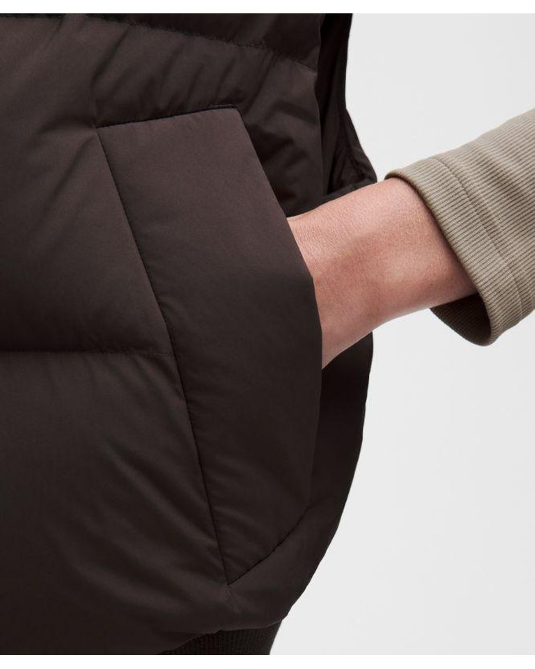 lululemon athletica Black Wunder Puff Bomber Vest