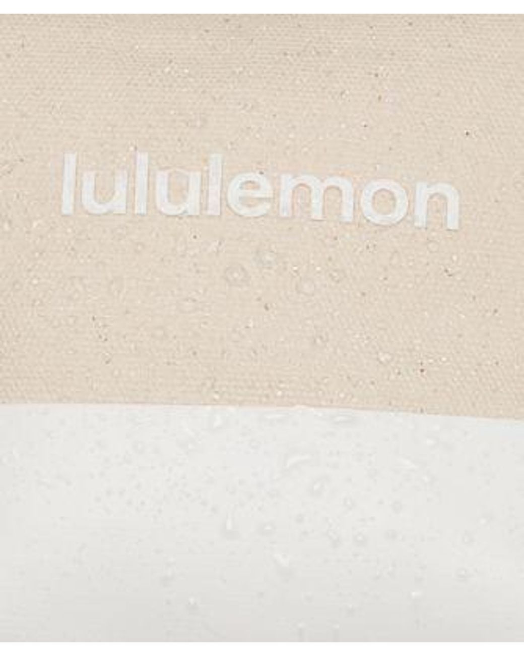 lululemon athletica White – Canvas Pouch Bag Mini Wordmark –