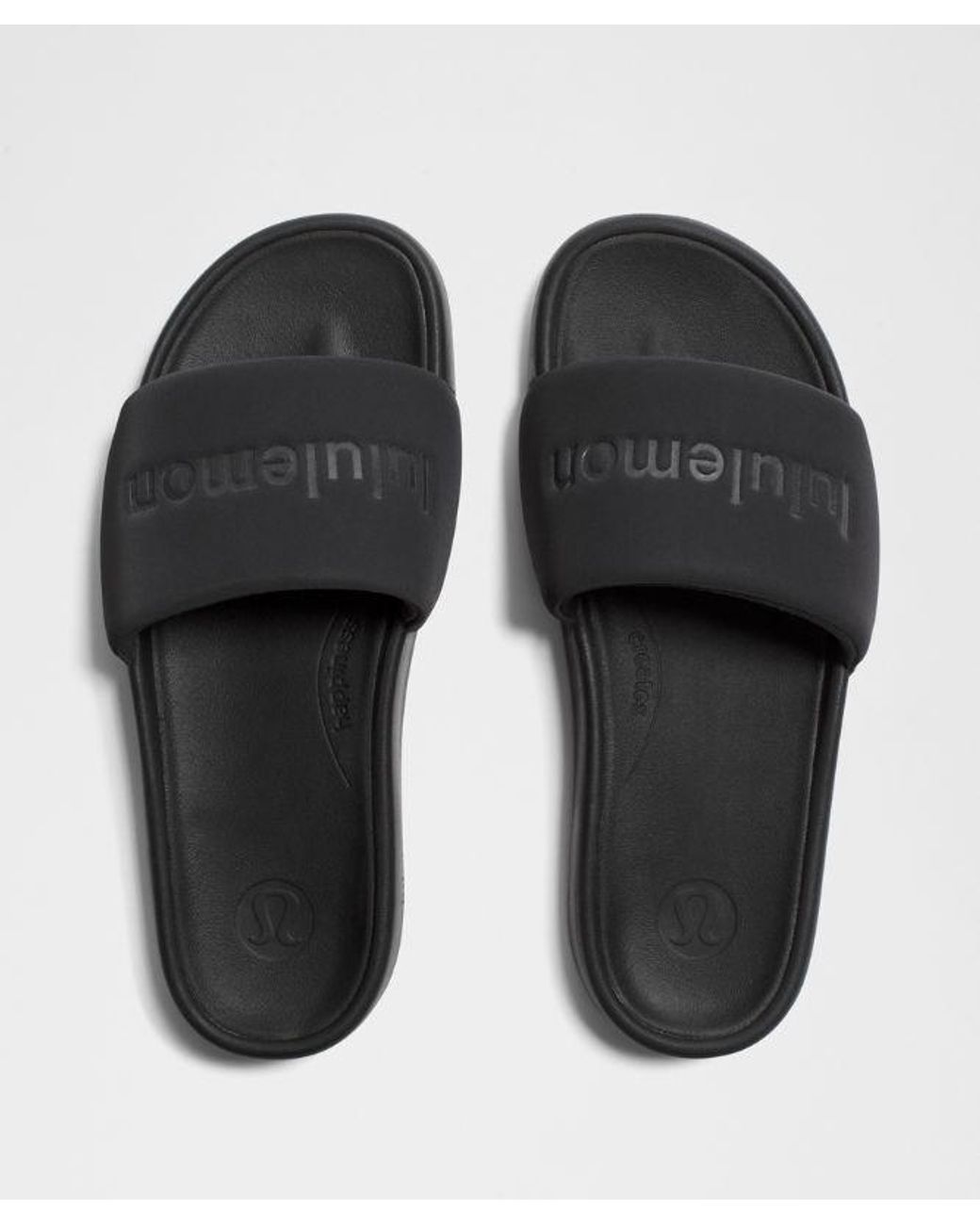 lululemon athletica Black Restfeel Slide