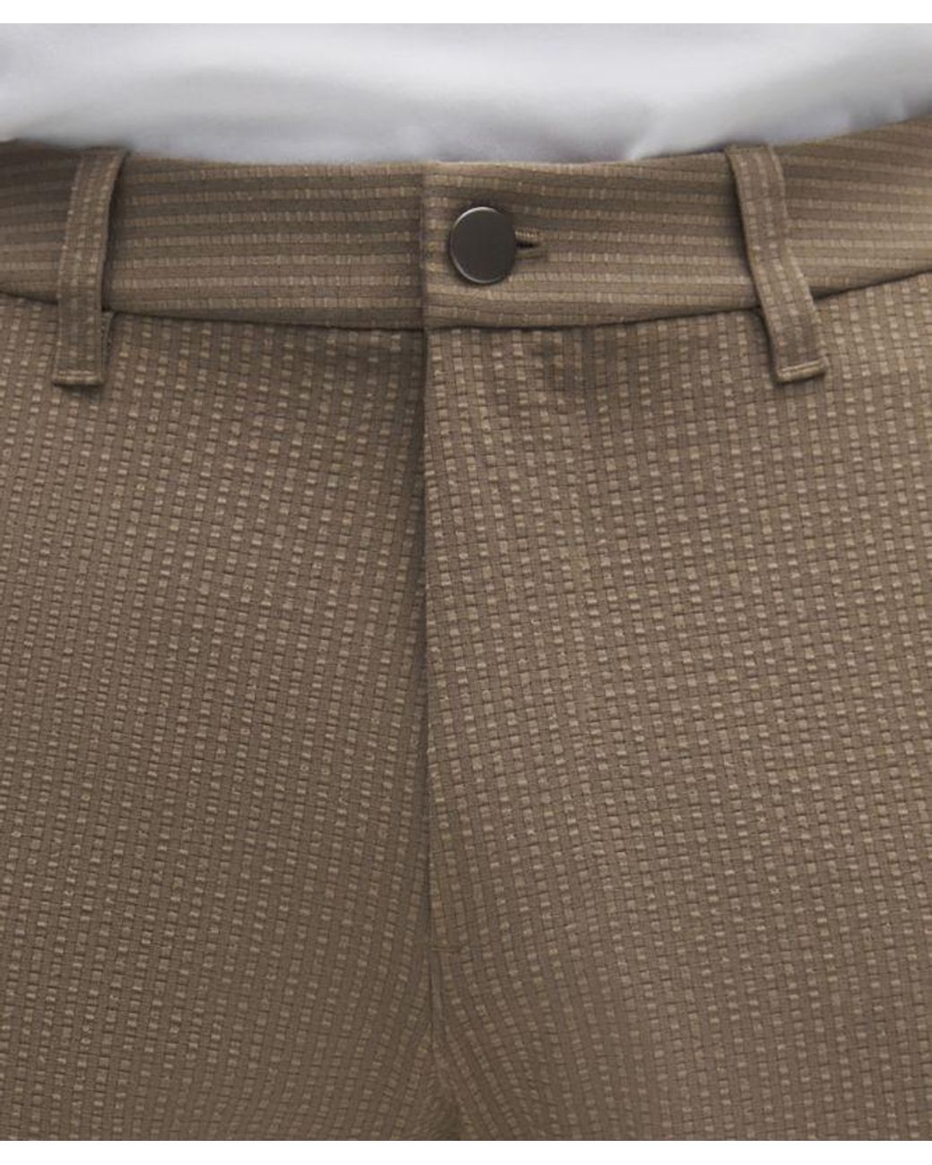 lululemon athletica White – Abc Slim-Fit Trousers 32L Textured – – Size 6 for men