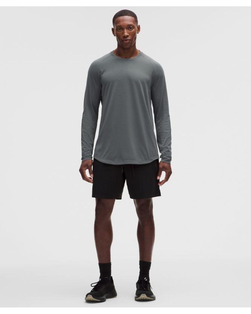 lululemon athletica Gray – License To Train Long-Sleeve Shirt – – Size Large for men