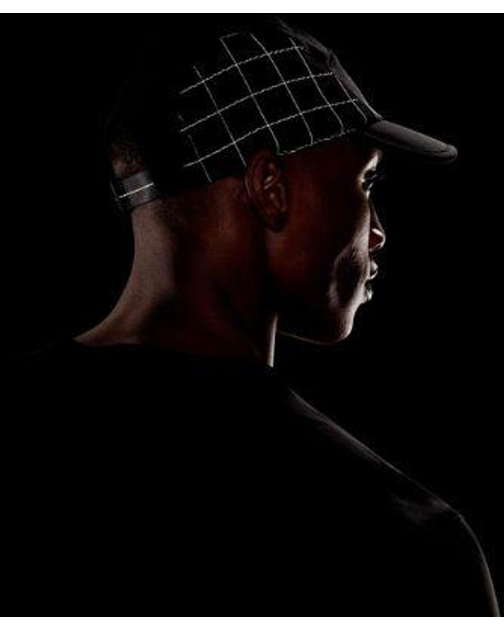 lululemon athletica Black – Multi-Panel Reflective Running Hat – – Size Small/Medium