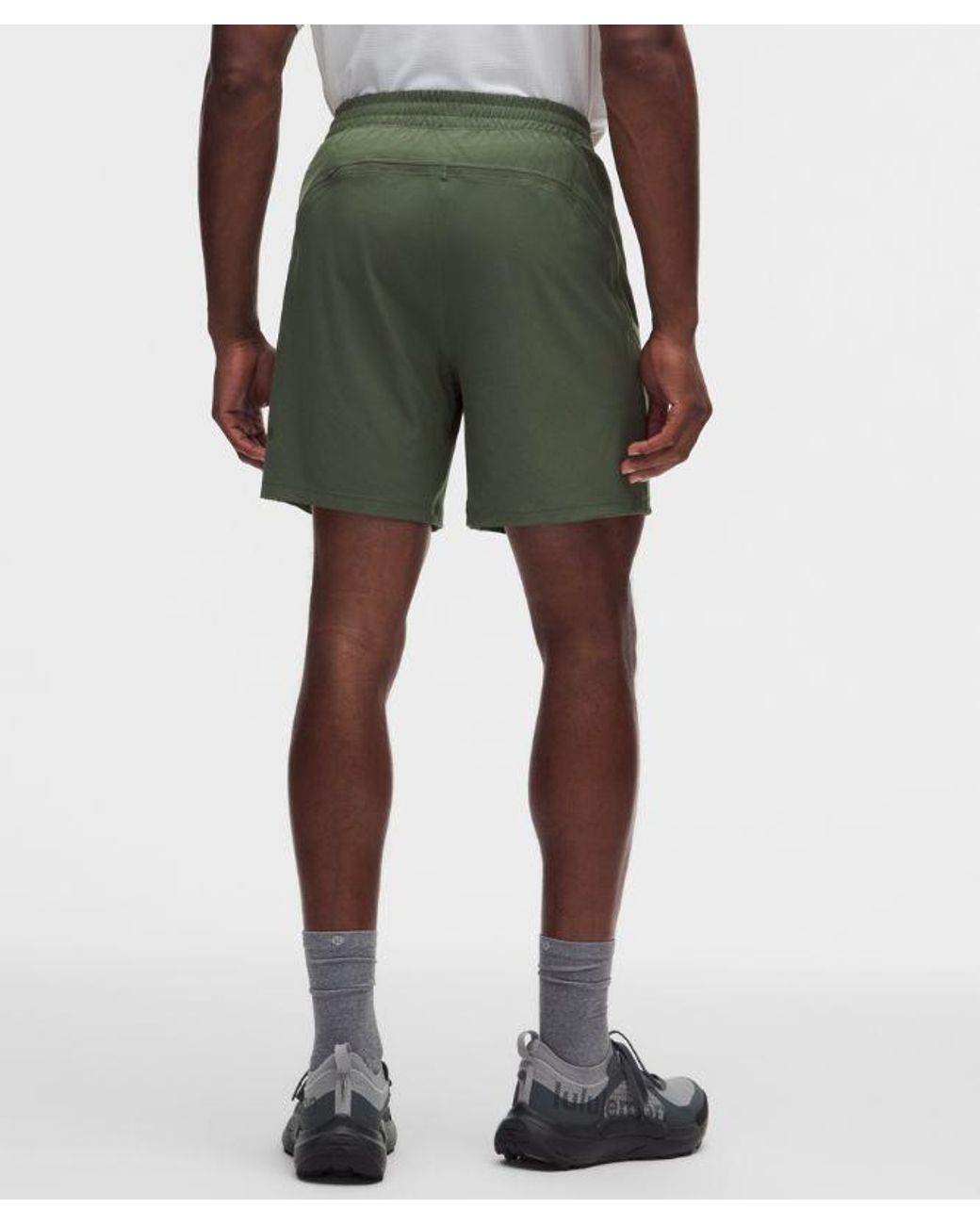 lululemon athletica Gray Pace Breaker Linerless Short 7" for men