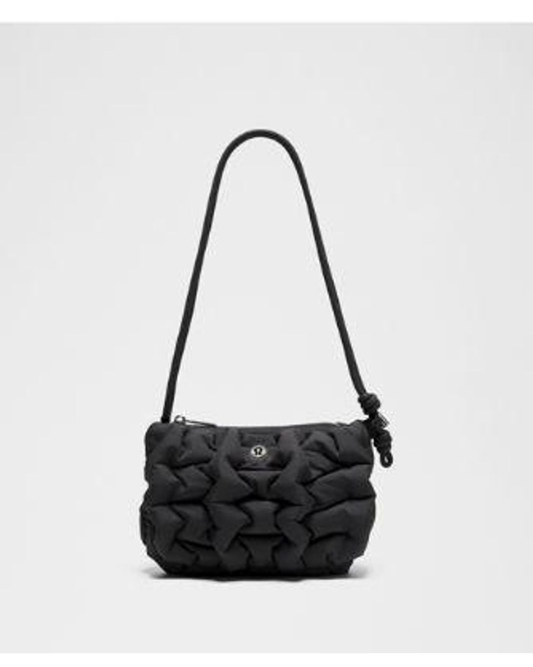 lululemon athletica Black Quilty Puff Small Crossbody Bag 2.4L