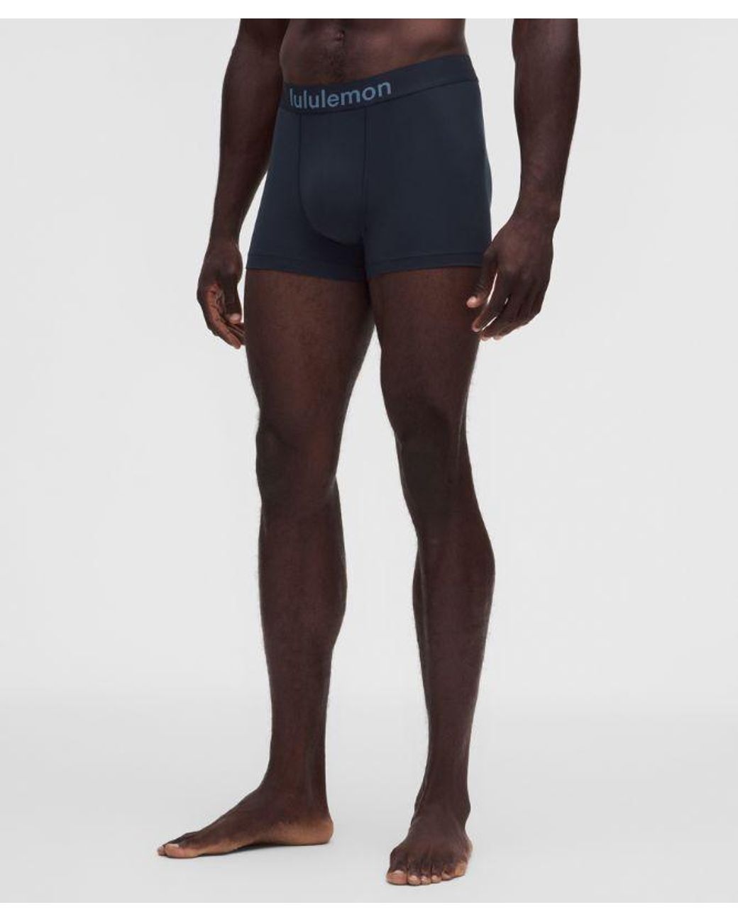 lululemon athletica Blue Soft Stretch Active Boxer Brief 3" for men